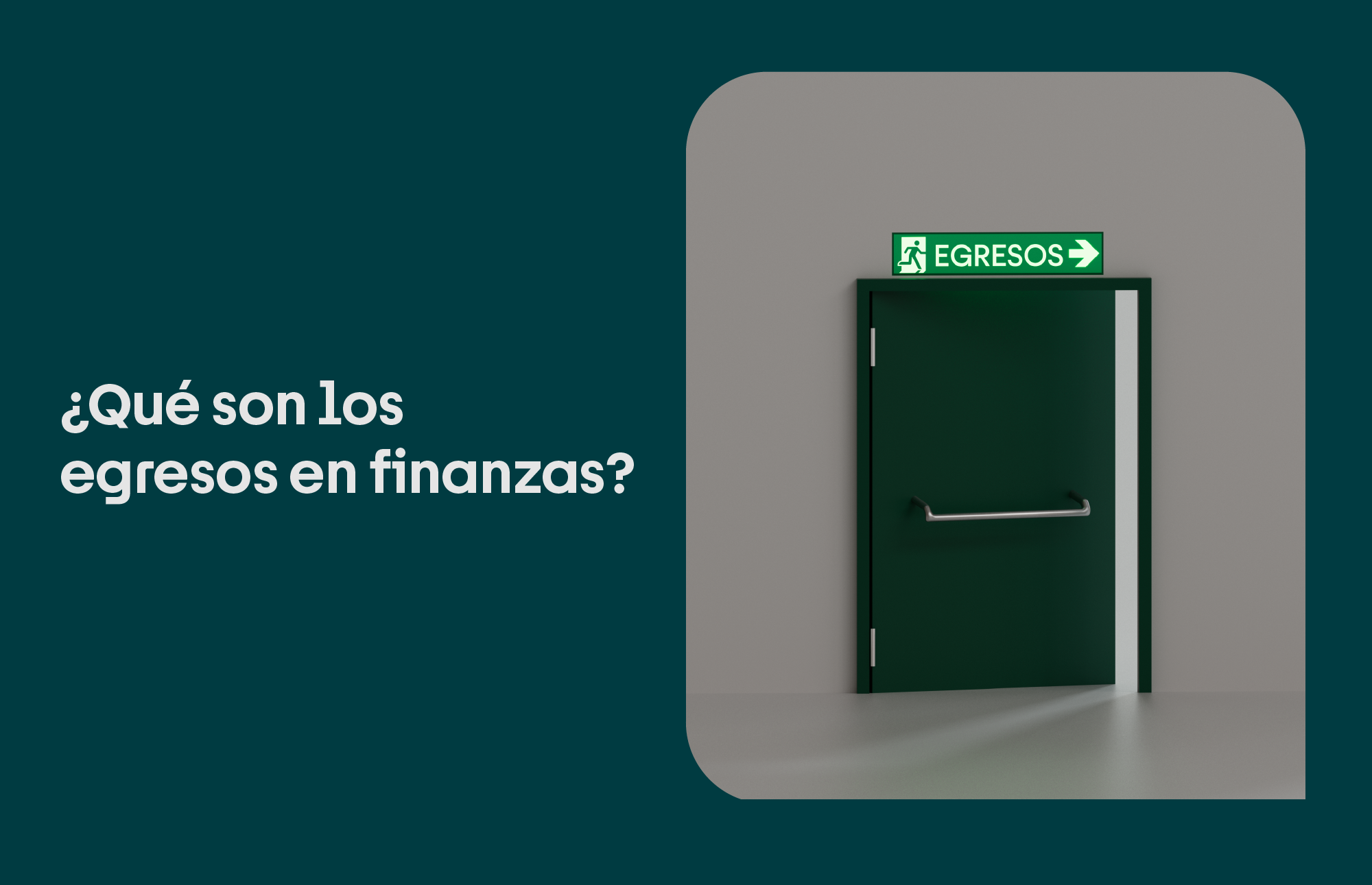 ¿Qué significa egreso en finanzas?