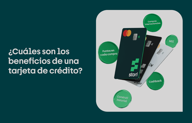¿Cuáles son los beneficios de una tarjeta de crédito?