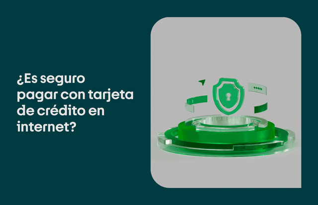 ¿Es seguro pagar con tarjeta de crédito en internet?
