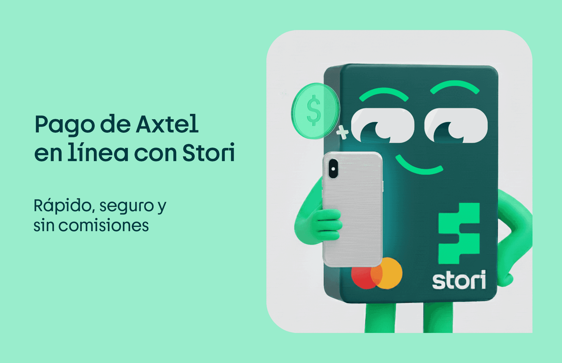 Pago de Axtel en línea con Stori: rápido, seguro y sin comisiones