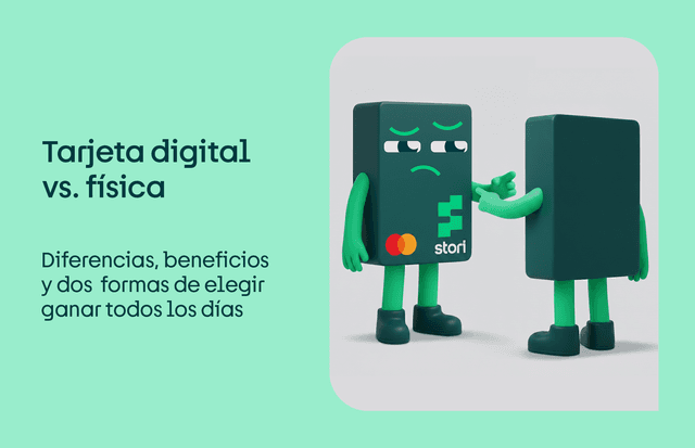 Tarjeta digital vs. física